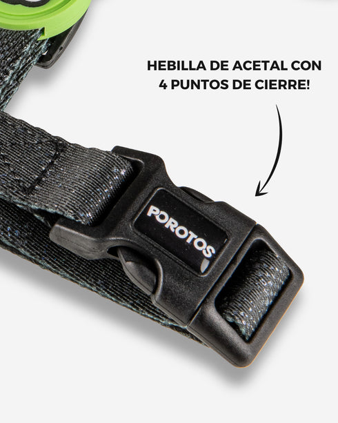 Pretal Doble Agarre VULKAN Negro Lima